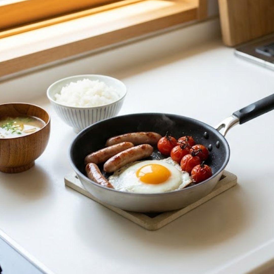 黒豚ウインナー朝食