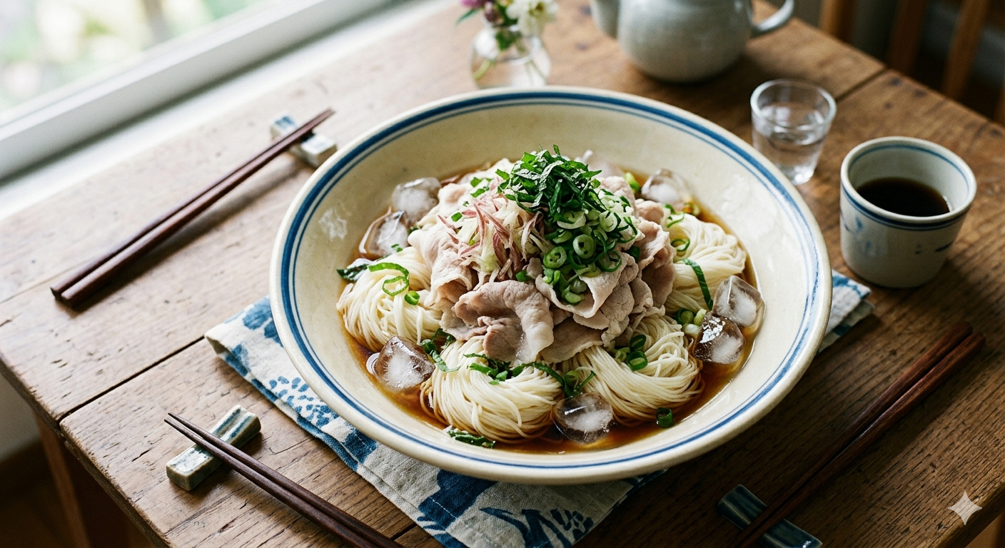 豚しゃぶそうめん