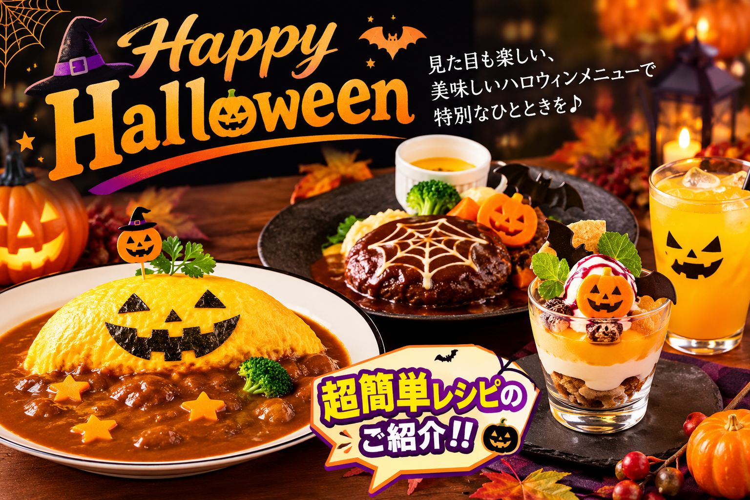 ハロウィンメニュー