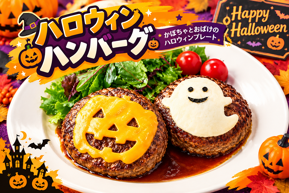 ハロウィンハンバーグ