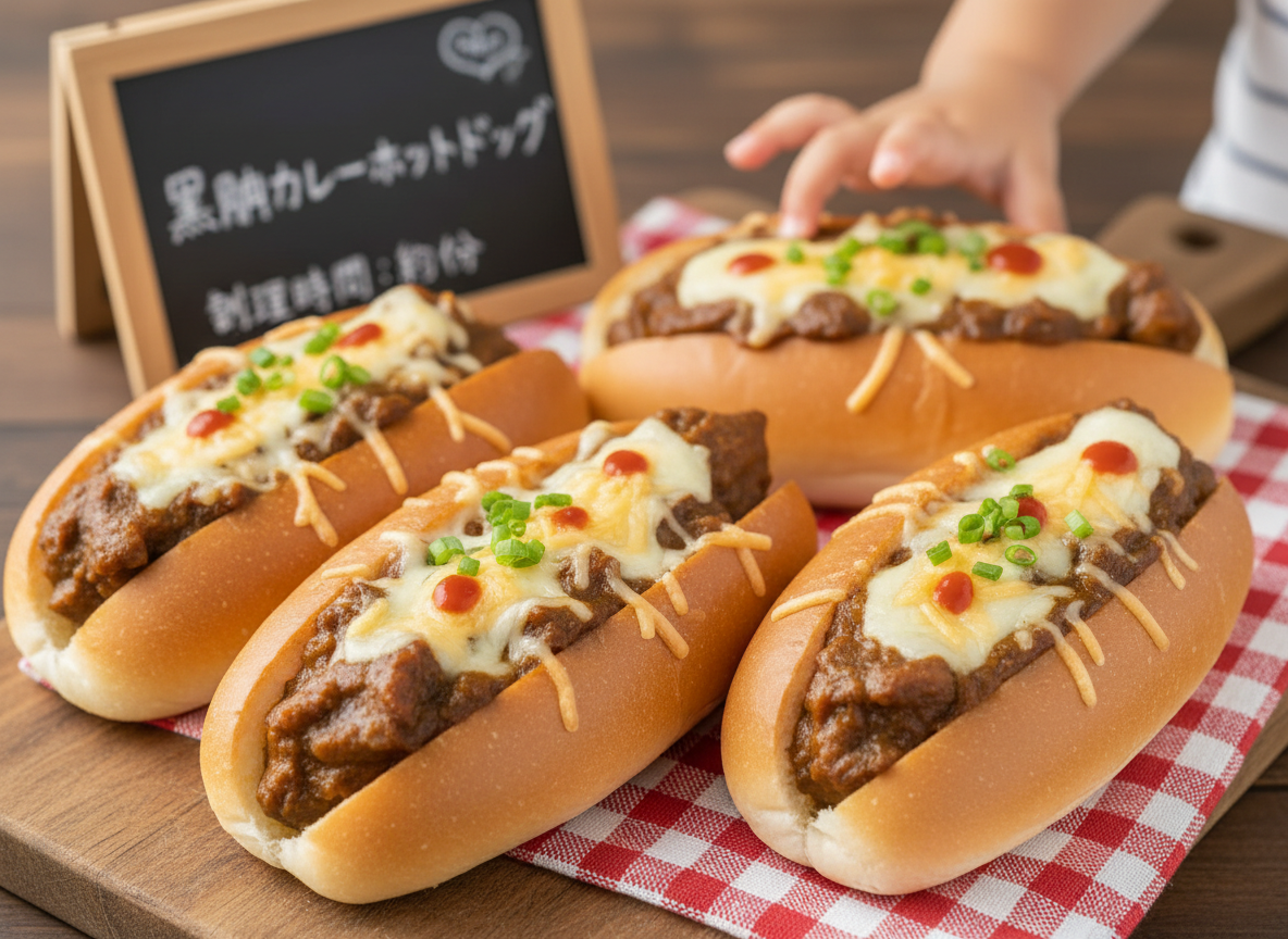 黒豚カレーホットドッグ