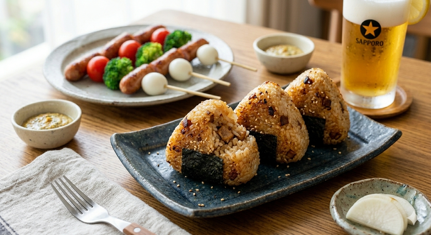 味噌漬け焼きおにぎり